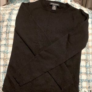 Banana Republic black merino wool sweater